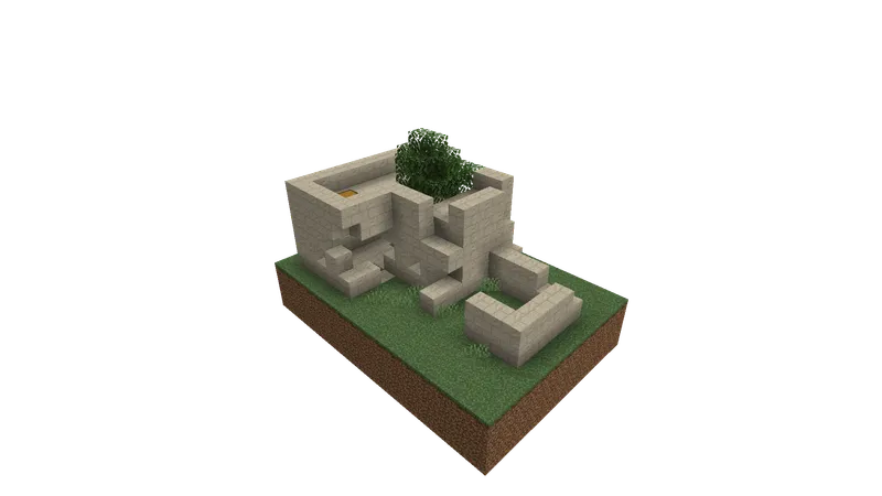 Destroyed Indian Farm
