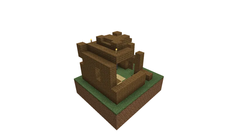 Lone Log Cabin